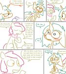  blush comic crossgender cutie_mark equine female feral friendship_is_magic heat horn horse male mammal my_little_pony pony snails_(mlp) sweat the_weaver unicorn young 