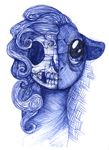  equine female friendship_is_magic horse mammal my_little_pony nightmare_fuel pinkie_pie_(mlp) pony skull solo undead zombie 