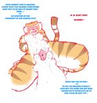  beppodragon breasts cat clitoris comic cum english_text feline female forced hi_res kung_fu_panda mammal master_tigress nipples nude po pussy rape spread_pussy spreading stripes text tiger tiger_taming 