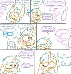  comic cutie_mark diamond_tiara_(mlp) equine female feral friendship_is_magic heat horn horse male mammal my_little_pony pony silver_spoon_(mlp) snails_(mlp) sweat the_weaver unicorn 