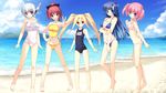  arusu_makina beach bikini colorful_cure etoiles game_cg ichinose_hanatsu moric sakuramiya_aoi school_swimsuit swimsuit tagme_(character) 