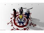  4boys death_reaper_seal hokage male male_focus multiple_boys namikaze_minato naruto sarutobi_hiruzen senju_hashirama senju_tobirama 