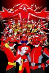  akaranger akared am_atlas epic forever_red gokai_red highres red red_super_sentai sentai super_mode super_sentai 