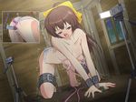  anal anal_object_insertion ass bad_id bad_pixiv_id bare_shoulders bdsm black_legwear blush bondage bound bow breasts brown_eyes brown_hair camera chain dripping drooling hair_bow large_breasts long_hair milking_machine night nipples object_insertion open_mouth original panties panties_aside pussy_juice recording saliva shino_(pixia) skirt solo tears thighhighs tongue trembling underwear vibrator window 