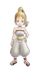  1girl blonde_hair breasts chrono_trigger commentary_request highres i-carmine jewelry marle medium_hair ponytail smile solo 