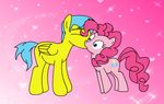  cutie_mark darkness_battle equine female feral friendship_is_magic hair horse kevin kissing male mammal my_little_pony original_character pegasus pink_hair pinkie_pie_(mlp) pony wings 