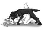  anthro breasts butt canine chiro female fox male ookami pussy wolf 