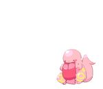  lickitung long_tongue lowres negative_space no_humans pokemon pokemon_(creature) sido_(slipknot) simple_background solo tongue white_background 