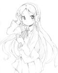  akg akiyama_mio digital_media_player greyscale headphones hime_cut k-on! k701 long_hair monochrome nome_(nnoommee) solo 