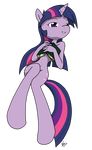  alpha_channel anthro anthrofied book covering covering_self equine female friendship_is_magic hair horn mammal my_little_pony nude purple_body purple_eyes solo theoretical-chaos twilight_sparkle_(mlp) two_tone_hair unicorn 