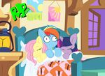  2012 bed cute equine eyes_closed female feral fluttershy_(mlp) friendship_is_magic hair horn horse mammal multi-colored_hair my_little_pony pegasus pink_hair pony r!p rainbow_dash_(mlp) rainbow_hair sleeping twilight_sparkle_(mlp) two_tone_hair unicorn wings 