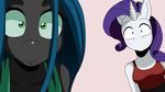  angry animated anthro anthrofied blue_eyes changeling clothing duo equine fangs female friendship_is_magic green_eyes green_hair hair horn horse long_hair mammal my_little_pony plain_background pony queen_chrysalis_(mlp) rarity_(mlp) reaction_image ss2sonic sssonic2 surprise unicorn 