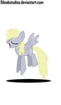  alpha_channel animated blonde_hair cutie_mark derpy_hooves_(mlp) dileak equine eyes_closed female feral friendship_is_magic hair jumping loop mammal my_little_pony pegasus plain_background solo transparent_background wings 