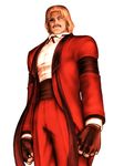  blonde_hair capcom_vs_snk facial_hair fingerless_gloves gloves male_focus mori_toshiaki mustache official_art one-eyed rugal_bernstein snk solo the_king_of_fighters 