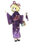  alternate_costume bad_id bad_pixiv_id bag blonde_hair doll japanese_clothes kimono medicine_melancholy pokemizu ribbon short_hair solo su-san touhou 