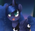  &lt;3 animated blue_fur blue_hair clasherz cresento crown cutie_mark equine female feral friendship_is_magic fur hair happy horn horse mammal my_little_pony pony princess_luna_(mlp) smile solo tongue winged_unicorn wings 