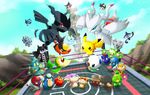  audino chibi crustle cubchoo darumaka emolga game_freak golurk gothitelle klang lampent maractus minccino nintendo no_humans official_art oshawott palpitoad patrat pikachu pokemon pokemon_(game) reshiram reuniclus sawk scraggy snivy super_pokemon_scramble swoobat tepig throh tranquill zekrom zorua 