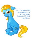  alpha_channel blonde_hair blue_fur browser crying cutie_mark dialog dialogue english_text equine female feral friendship_is_magic fur hair horse internet_explorer looking_at_viewer mammal my_little_pony original_character ponification pony sad solo text two_tone_hair vector yellow_eyes 