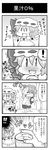  !! /\/\/\ 1boy 2girls 4koma :3 bat_wings blush bow brooch chibi comic commentary detached_wings door fang flying_sweatdrops glass greyscale hands_on_own_face hat hat_bow highres hood hoodie jewelry minigirl mob_cap monochrome multiple_girls noai_nioshi omaida_takashi pee peeing puffy_short_sleeves puffy_sleeves remilia_scarlet short_hair short_sleeves shorts splashing spoken_exclamation_mark sweat touhou translated wings wiping_forehead wiping_sweat |_| 