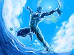  bad_id bad_pixiv_id blue_skin dr._manhattan fabulous male_focus muscle penis pose solo sun thethetheccccc watchmen water 