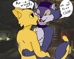  female katia_managan khajiit kissing lesbian mammal mixed_media ms._fortune nude prequel redout the_elder_scrolls toonstruck unknown_colorist video_games 