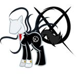  black blank_face elegant equine formal friendship_is_magic horror horse imminent_death my_little_pony necktie ponification pony slenderman slenderpony solo tentacles unknown_artist 