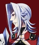  1boy alexei_(tales_of_vesperia) alexei_dinoia armor grey_hair red_background red_eyes short_hair shoulder_pads tales_of_(series) tales_of_vesperia 