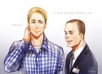  avengers bad_id bad_pixiv_id birthday blonde_hair blue_eyes brown_eyes brown_hair english formal kanapy male_focus multiple_boys phil_coulson steve_rogers suit 