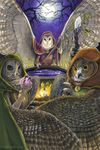  barn_owl magic magic_user owl windfalconart witch 