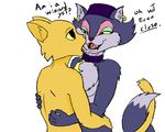  duo feline female katia_managan khajiit kissing lesbian mammal ms._fortune nude prequel redout the_elder_scrolls toonstruck unknown_artist video_games 