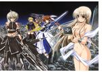  fate_testarossa isis_eaglet lily_strosek mahou_senki_lyrical_nanoha_force mahou_shoujo_lyrical_nanoha naked takamachi_nanoha yagami_hayate 