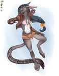  amber_eyes ambiguous_gender anthro belt bra breasts clothed clothing dragon duo female feral hybrid jacket panties skimpy tomboy unbuttoned underwear unknown_species 