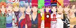  :d absurdres amagami ascot blonde_hair blue_eyes braid brown_eyes brown_hair column_lineup futatsuiwa_mamizou glasses gradient_hair green_eyes green_hair hat highres hijiri_byakuren hong_meiling horn hoshiguma_yuugi infinity_slope kamishirasawa_keine kazami_yuuka kimi_kiss leaf leaf_on_head long_hair mirror multicolored_hair multiple_girls nagae_iku onozuka_komachi open_mouth orange_eyes parody pink_eyes pink_hair purple_hair red_eyes red_hair saigyouji_yuyuko short_hair silver_hair smile star touhou twin_braids two-tone_hair upper_body yagokoro_eirin yakumo_yukari yasaka_kanako yellow_eyes 