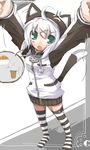  :o animal_ears bad_id bad_pixiv_id cat_ears cat_tail endou_chihiro fang green_eyes hood hoodie looking_at_viewer open_mouth original short_hair solo spoken_object striped striped_legwear tail thighhighs yashiro_(lockheart) 