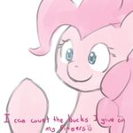  dialog dialogue english_text equine female feral friendship_is_magic horse mammal my_little_pony pinkie_pie_(mlp) plain_background pony smile solo speccysy text white_background 