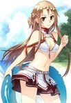  asuna_(sword_art_online) bikini_top cleavage sword_art_online tagme 