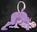  anus ass_up blush breasts butt claws drooling fangs female in_heat invalid_tag inviting mienshao nintendo pok&#233;mon pok&eacute;mon presenting presenting_hindquarters pussy pussy_juice red_eyes saliva solo sunibee sunnysoda video_games 