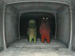  corridor creature creatures creepy dantes eyes gachapin hallway hirake!_ponkikki mukku what 