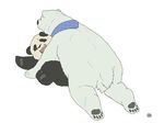  anal_penetration bear chubby feral gay male mammal okatana panda penetration polar_bear sex shirokuma shirokuma_cafe size_difference 