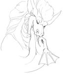  dragon female frills kissing male mane reptile saliva scales scalie sefeiren sketch slitherette tongue 