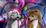  alpha_and_omega anthro beauty brown_eyes canine female kate lil_humphrey lilly mammal purple_eyes wolf 