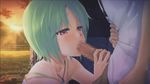 animated animated_gif bishoujo_mangekyou censored fellatio game_cg green_hair hanazato_megumi happoubi_jin oral 