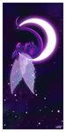  crescent_moon fairy_wings fur hybrid lagomorph mammal moon purple_eyes purple_fur purple_theme shilokh solo stars wings 