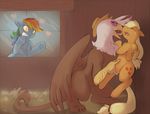  &lt;/3 adultery angry applejack_(mlp) avian barn beak blonde_hair cowboy_hat cutie_mark equine female feral fingering friendship_is_magic gilda_(mlp) group gryphon hair hat horse interspecies lesbian licking mammal moan multi-colored_hair my_little_pony pegasus pony ponyparty pussy pussy_juice rage rainbow_dash_(mlp) rainbow_hair rape sex tongue vaginal vaginal_fingering wings 