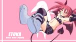  bad_id bad_pixiv_id disgaea etna kojou makai_senki_disgaea prinny solo thighhighs wings 