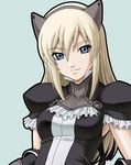  animal_ears blonde_hair blue_eyes cat_ears druaga_no_tou fatina long_hair misnon_the_great solo 