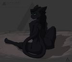  black_fur cat delta.dynamics english_text feline fur green_eyes invalid_color mammal nude sitting text 