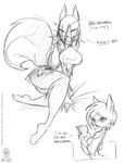  big_breasts black_and_white breasts conditional_dnp evil_twin female jollyjack mammal miniskirt monochrome plain_background rodent scarlet_(sequential_art) sequential_art squirrel 