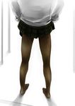  bad_id bad_pixiv_id brown_legwear highres legs original pantyhose school_uniform skirt skirt_lift solo toshinobu40 