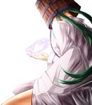  bad_id bad_pixiv_id bucket bucket_on_head gomibukurokarasu green_hair highres in_bucket in_container japanese_clothes kimono kisume long_hair object_on_head solo touhou twintails yukata 